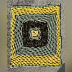 Handmade Crochet Camo John Deere Color Theme Baby Blanket 50x42